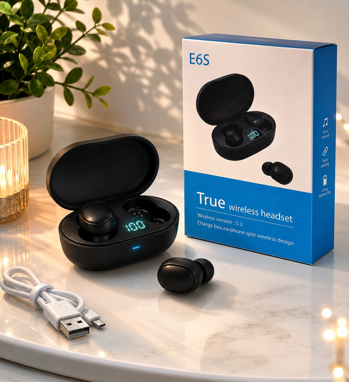1pc |Audifono TRUE | 0001