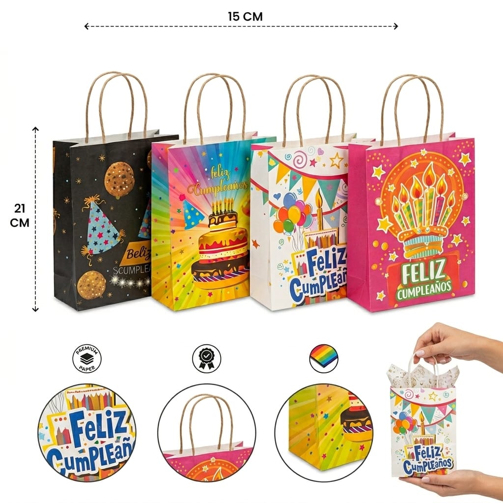 12 pc| bolsa de regalo suritda| AA-30
