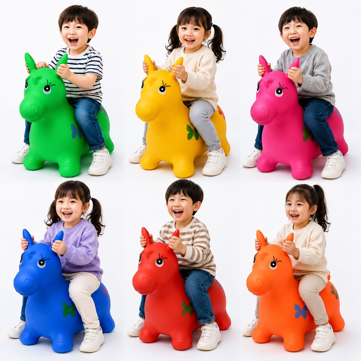 1pc|caballo inflable|