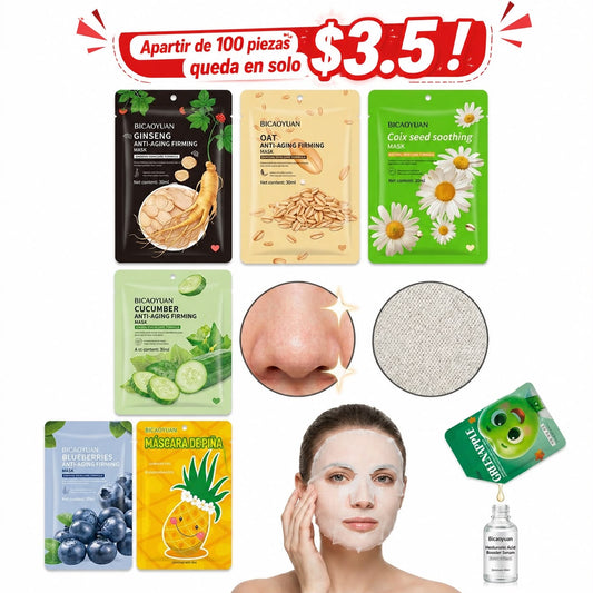 10pc| Mascarillas surtidas| Apartir de 10pack en $35