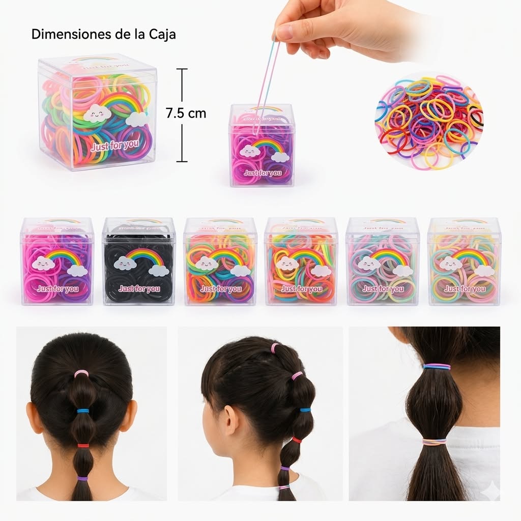 12cajitas| ligas colores|C90