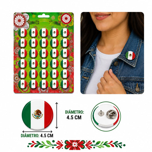 30pc| Broche Pin mexicano| BS-53