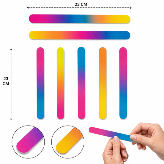 25pc| Lima de uñas bicolor| AC-17