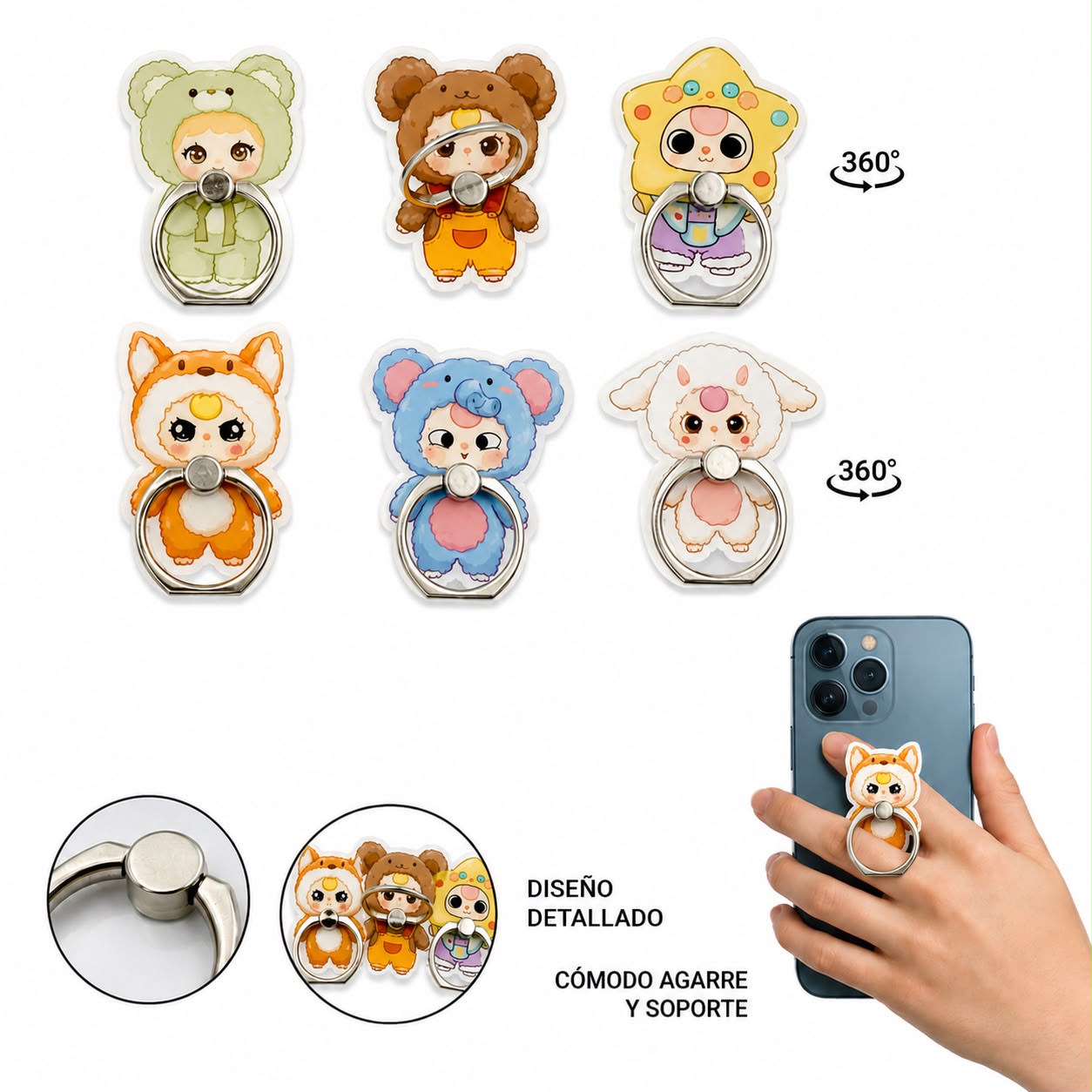 12pc|pop socket beby thee|BX-37