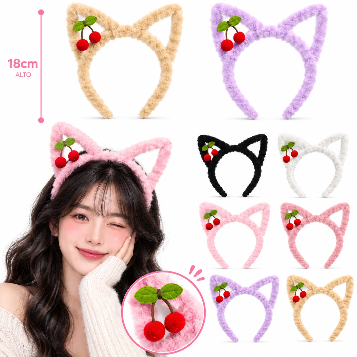 12pc|Diadema orejitas|BR-41