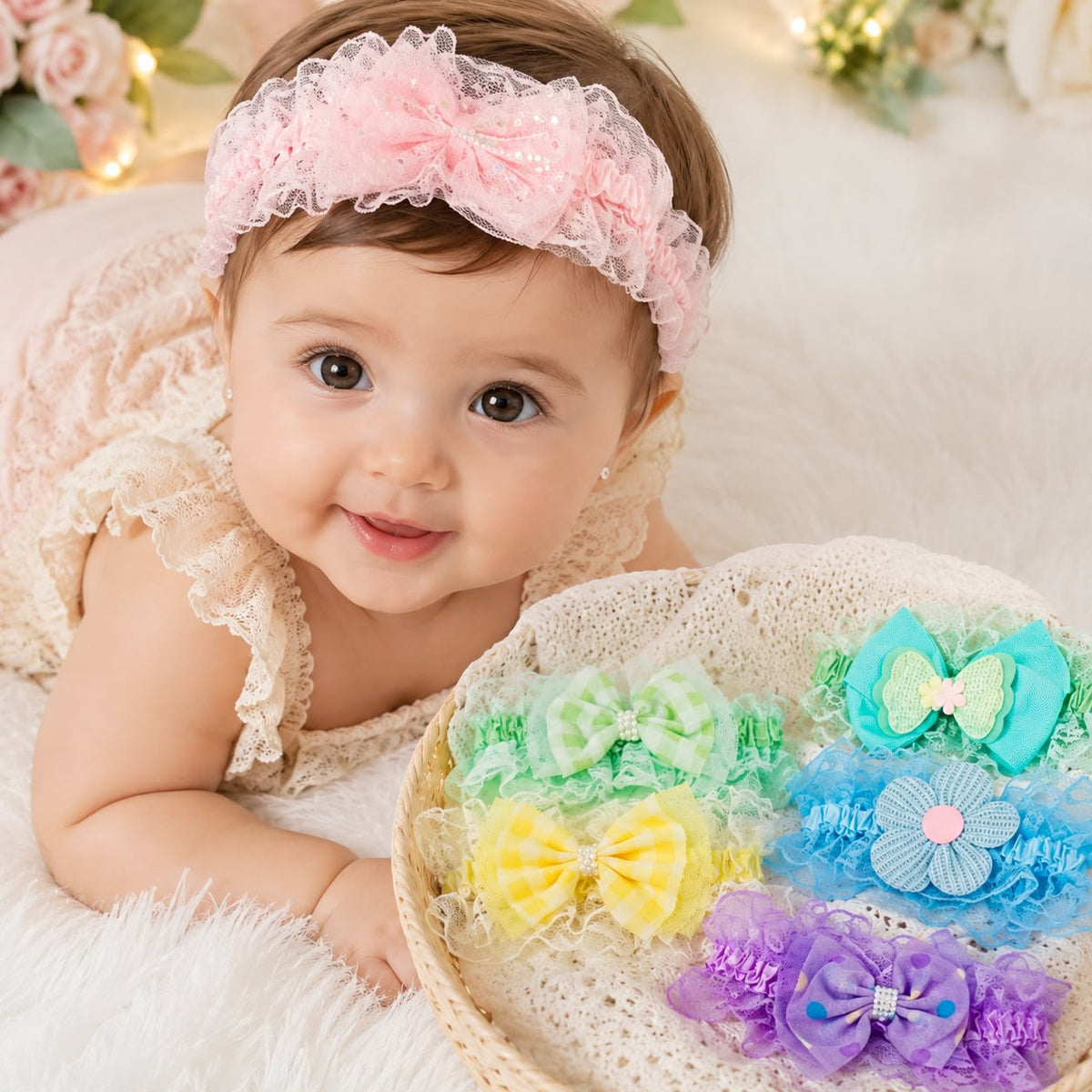 12pc|Diadema para bebe |