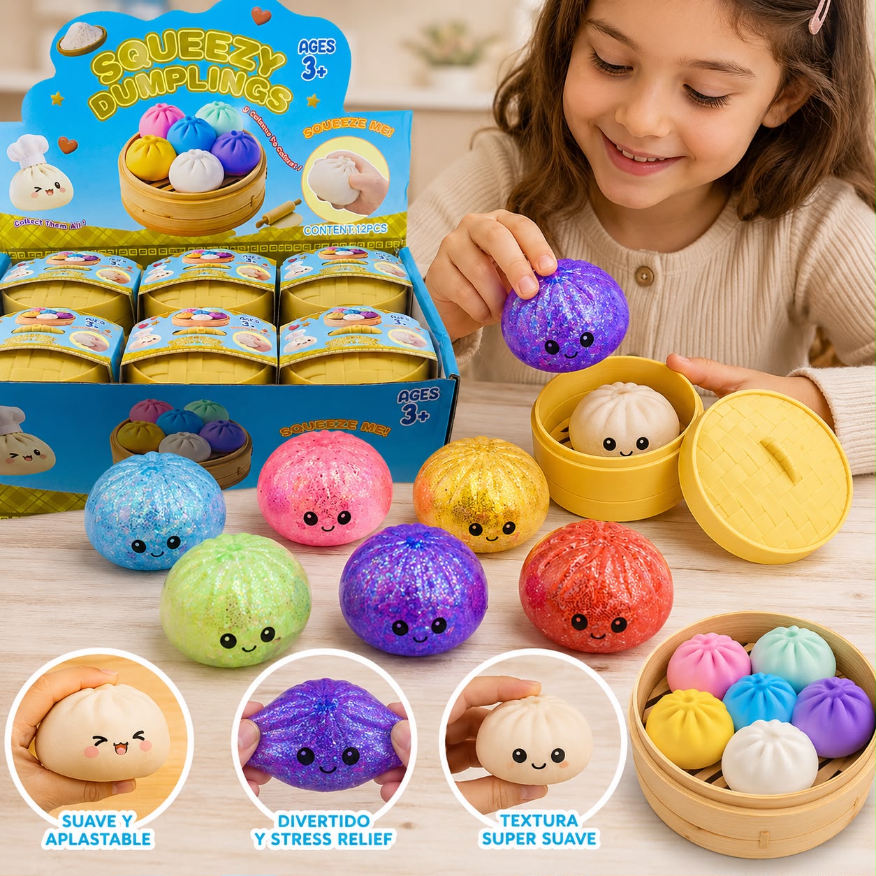 1pc|Dumplings  Glitter |
