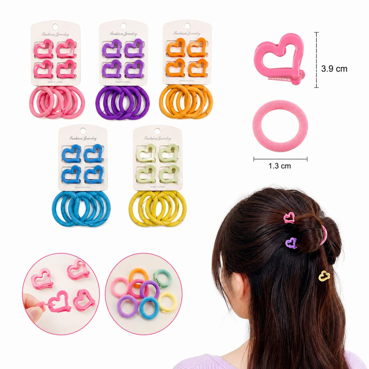 12pack|Mini pinza c/donitas de colores|C201