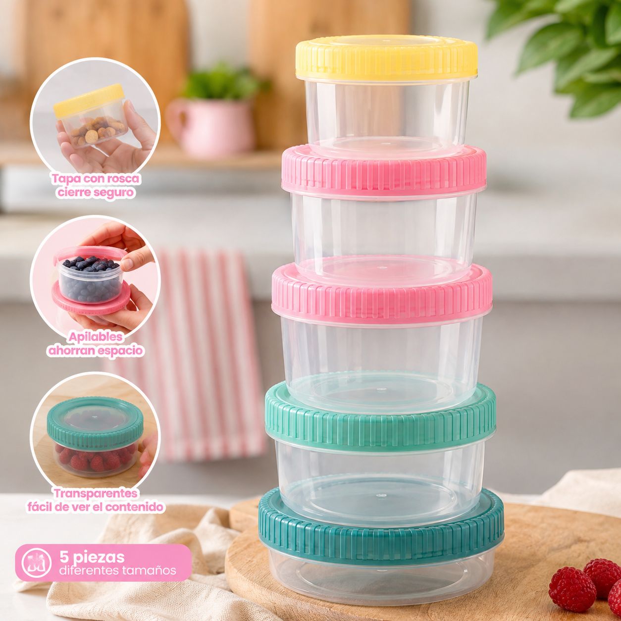 1 set de 4 topper|8796