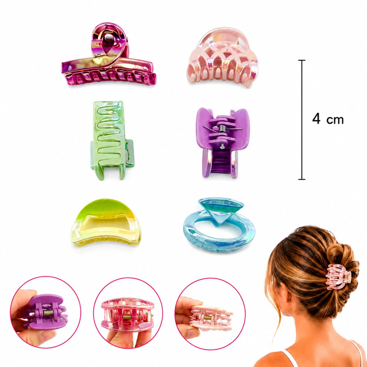 12pc|Mini pinza surtida|