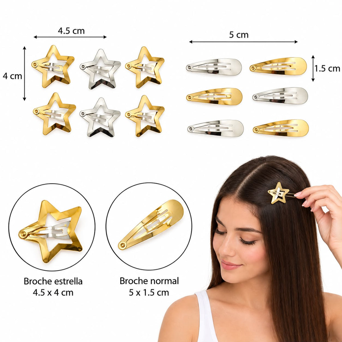 12pack|broche c/broche estrella|C343