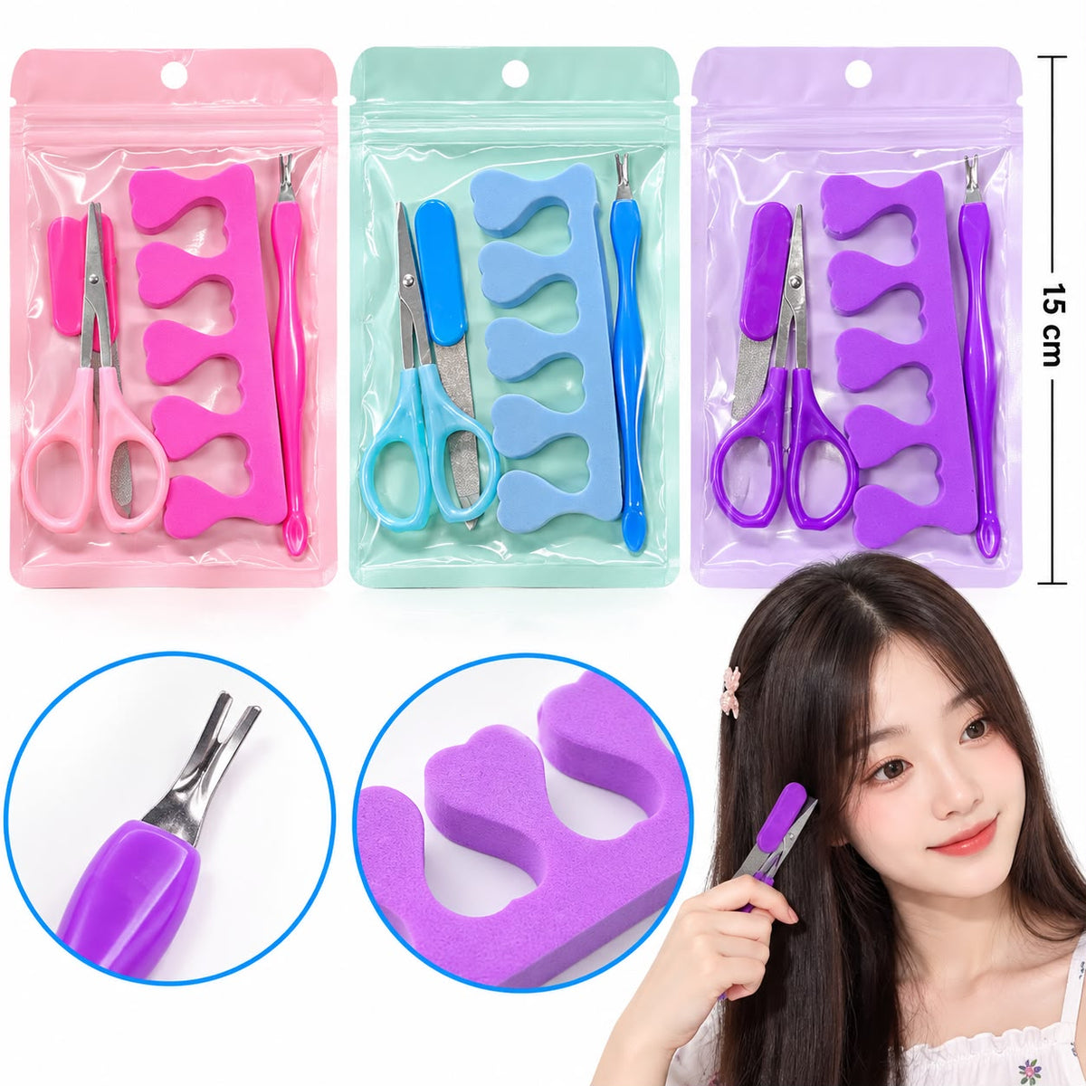 12pack|kit de manicure|MCF-8