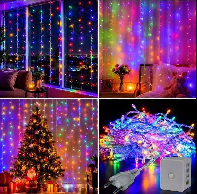 1pc|Cascada luz led multicolor 12x6x7|0220C