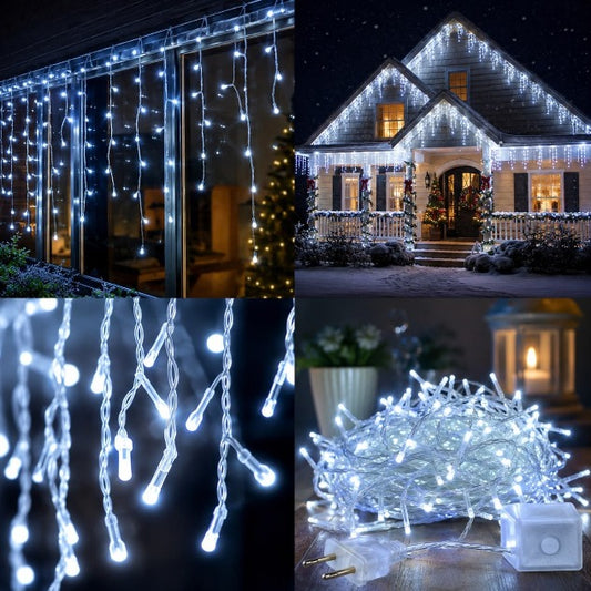 1pc|Cascada luz led blanca 12x6x7|0202B