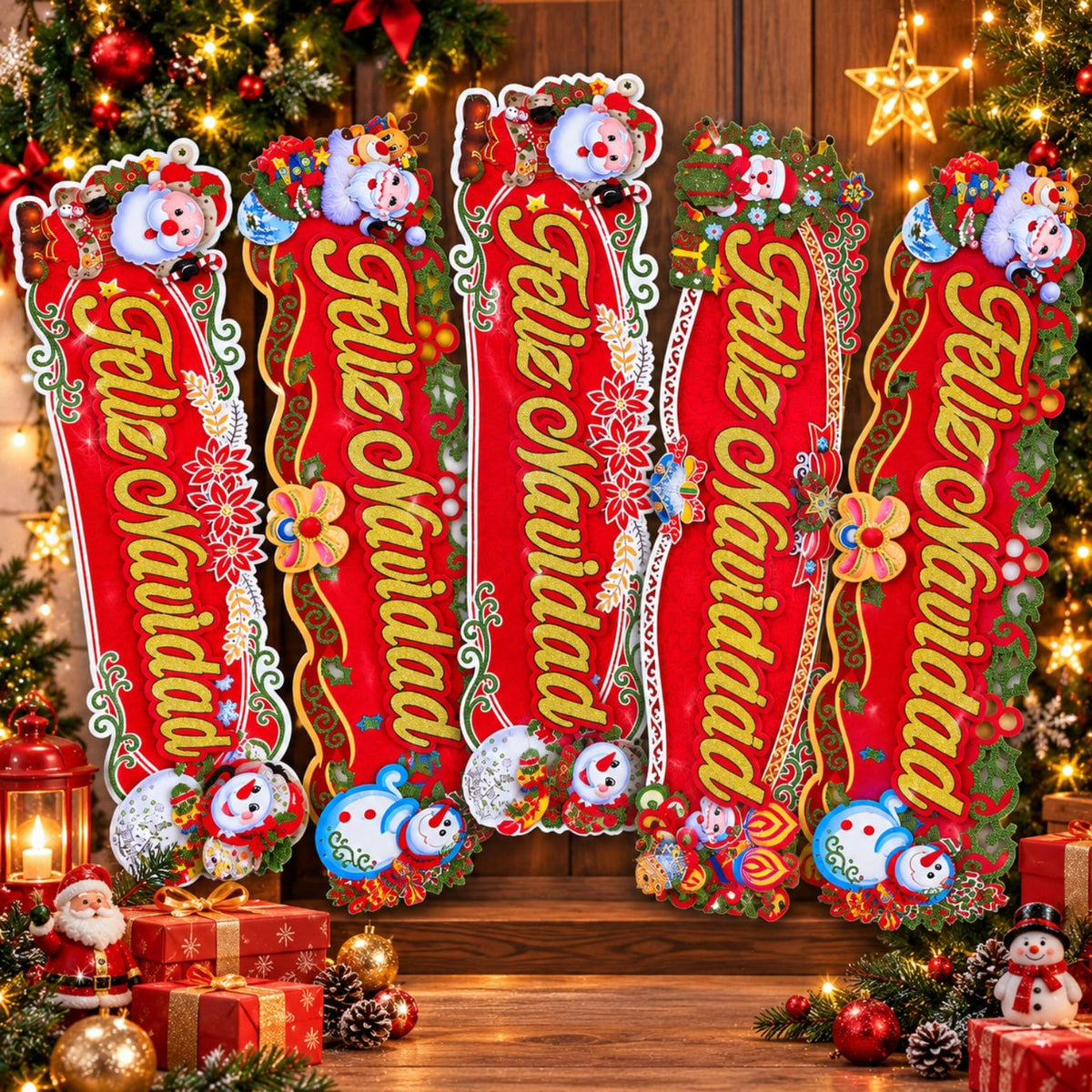 1pc|Letrero de navidad