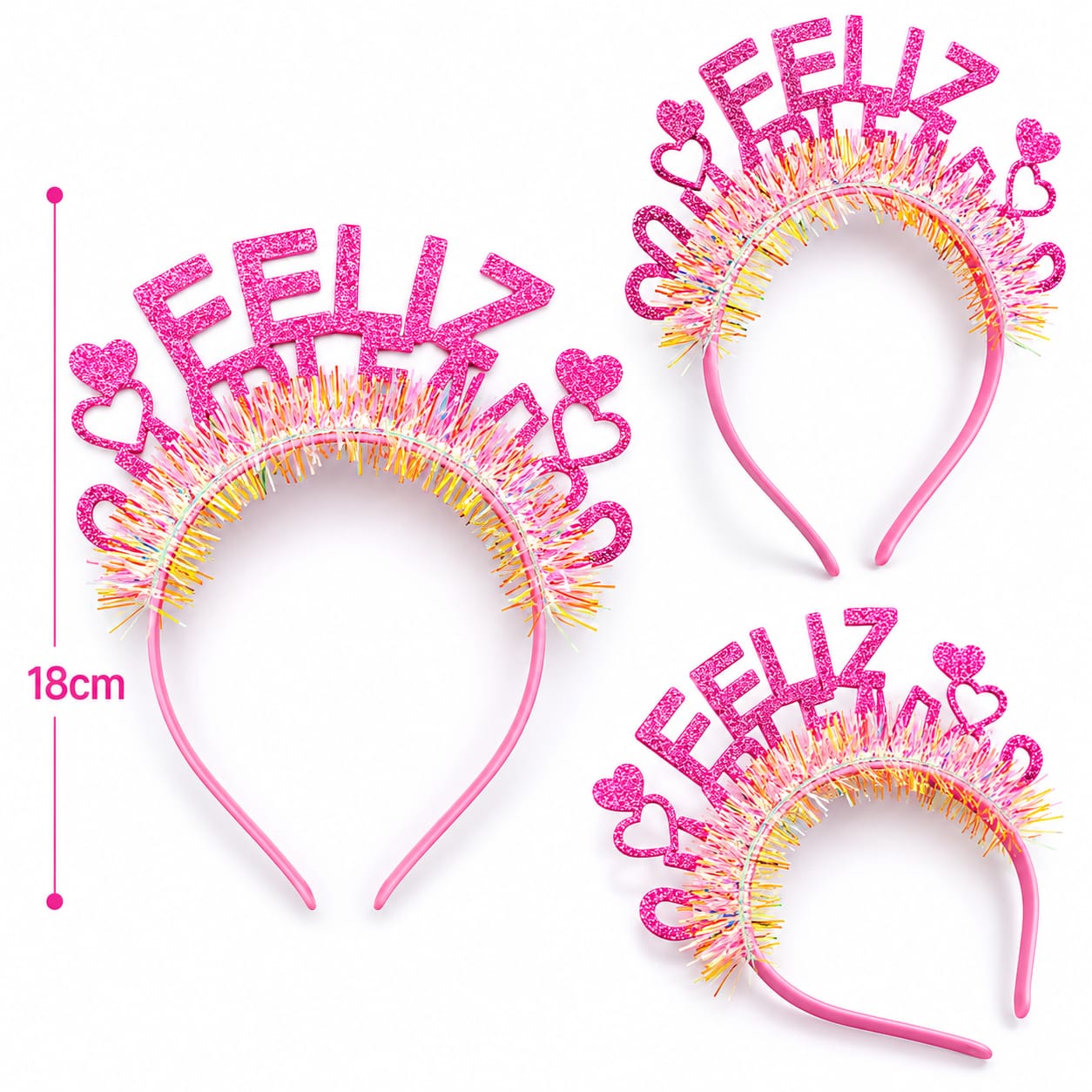12 Diadema para fiesta HFY-14565