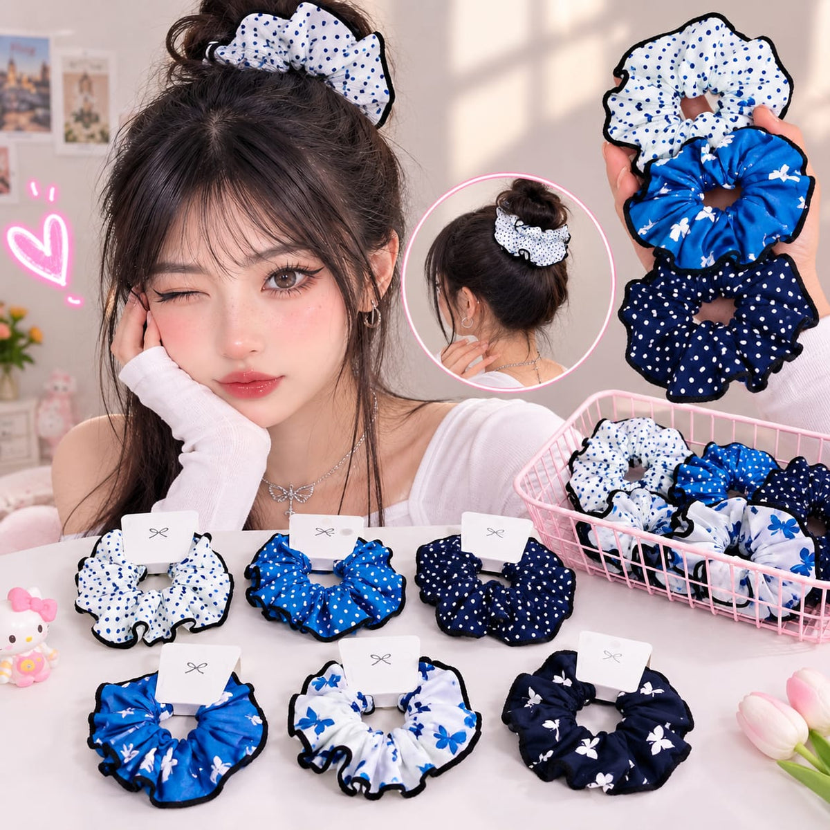 12pc|Scrunchies|