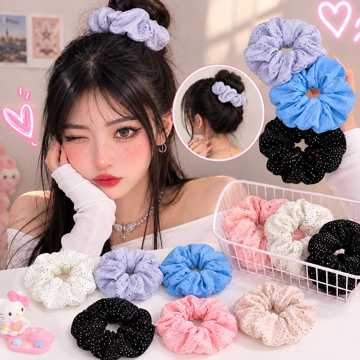 12pc|Scrunchies|