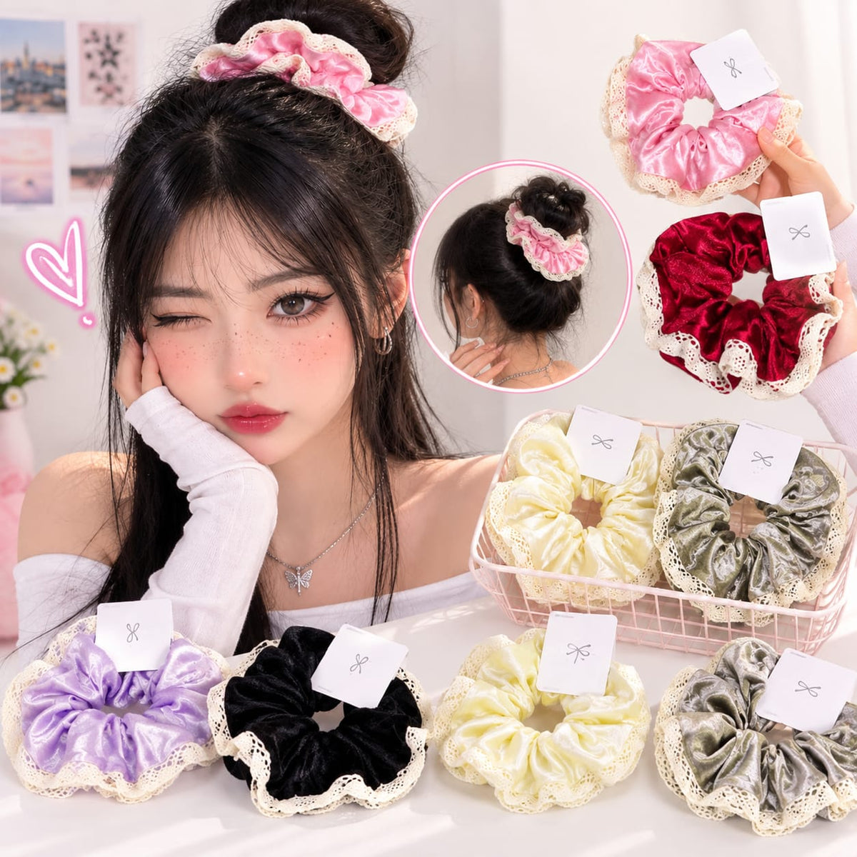 12pc|Scrunchies|