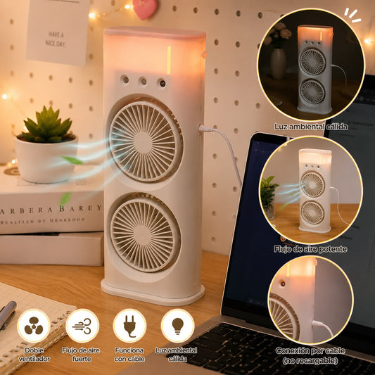 1pc|Ventilador doble unificador|