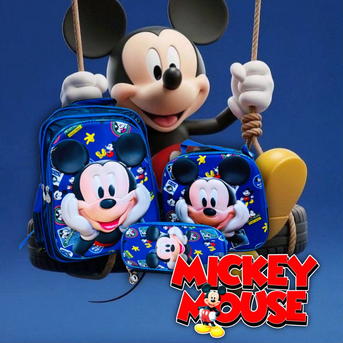 1pack|Mochila (incluye,lapicera,lonchera)| YJ-100|40x32cm
