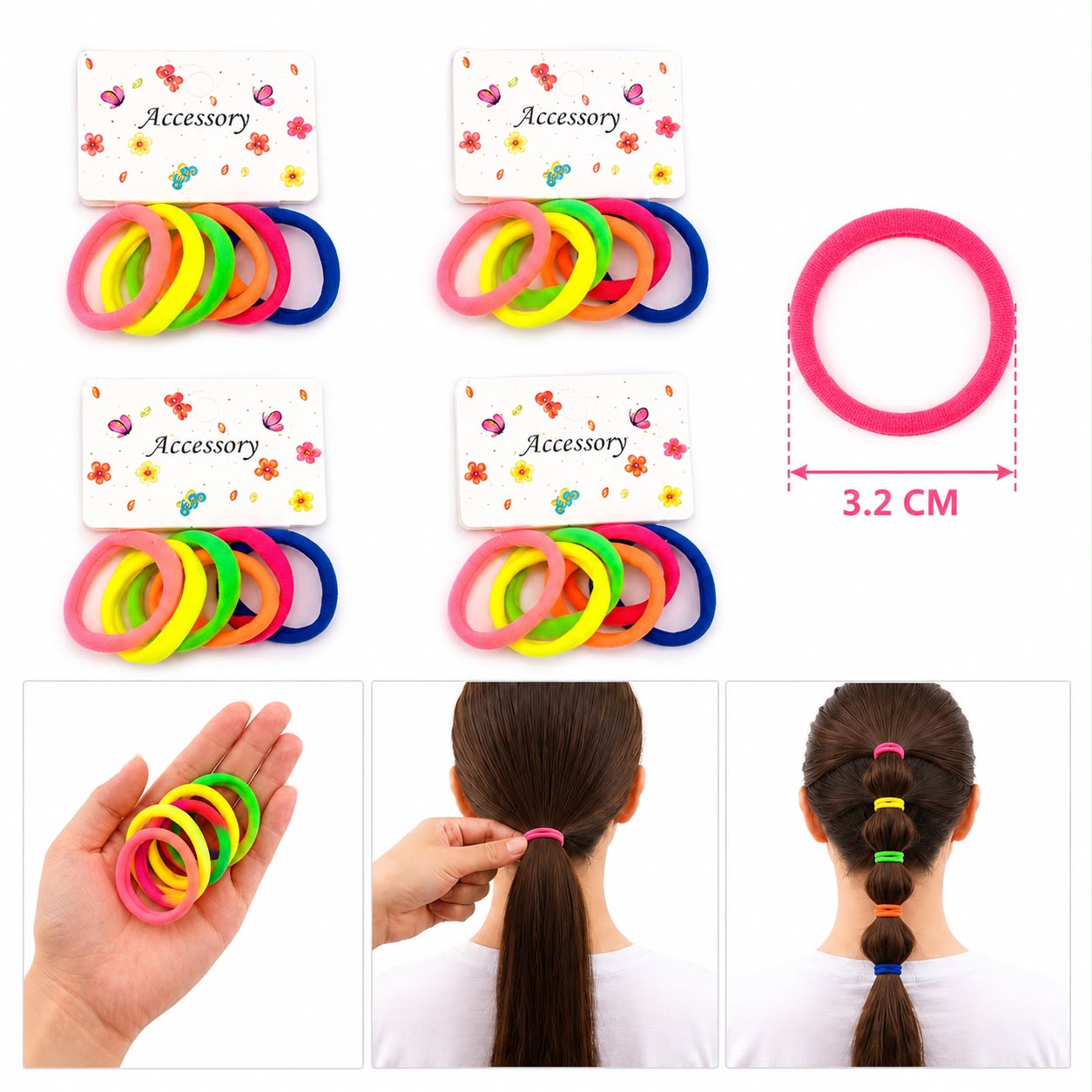 12pack| 6 donas colores |8A-1